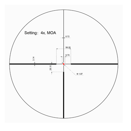 Vector Optics - LPVO Scope Continental x8 1-8x24 SFP ED - G4 - Černá - SCOC-37