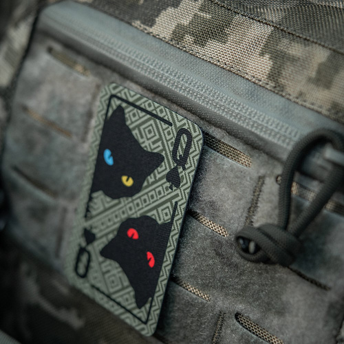 M-Tac - Nášivka Piková dáma - Cordura 500D - Ornament - Olive - 51362001
