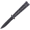 Martinez Albainox - Motýlí nůž Balisong Skulls Stone Wash - 02184