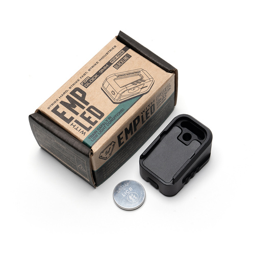 Strike Industries - Patka zásobníku EMP LED pro Glock se svítilnou - černá - SI-EMP-LED-BK
