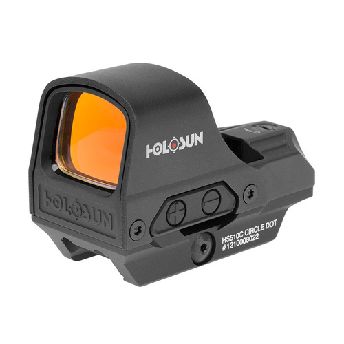 Holosun - Kolimátor Open Reflex HS510C MRS - Solární panel - černý