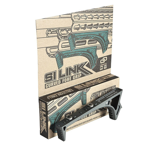 Strike Industries - SI LINK Curved KeyMod / M-LOK Fore Grip - černá - LINK-CFG-BK
