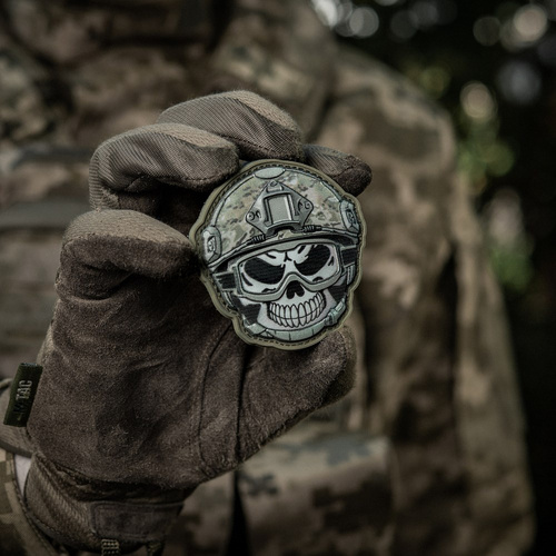 M-Tac - Emoji nášivka #2 lebka - PVC 3D - Camo - 51353502