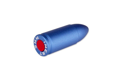 Strike Industries - Hliníková atrapa náboje - 9x19mm Para - SI-DR-AL-9MM-BLU