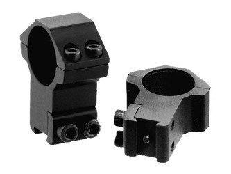 Leapers - Dvoudílný držák AccuShot 1"/11 - 25,4 mm - vysoký - černý - RGPM-25H4