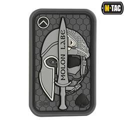 M-Tac - Morální nášivka - Molon Labe Ace 3D PVC - šedá - 51127011.