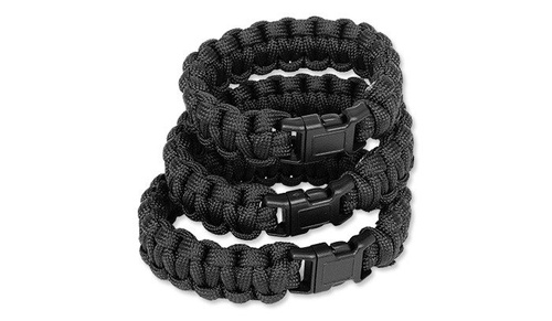 Mil-Tec - Náramek pro přežití - černý - 16370102