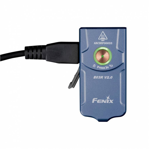 Fenix - E03R V2.0 Nebula EDC přívěsková svítilna - 500 lm - dobíjecí - limitovaná edice - fialová - E03R V2.0 Nebula