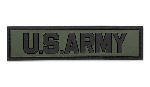 FOSTEX - 3D nášivka - U.S. ARMY (pruh) - OD Green