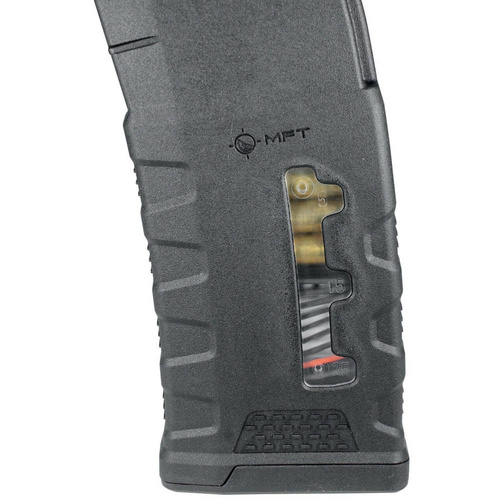 MFT - Polymerový okénkový zásobník Extreme Duty pro AR-15 / M4 - 5,56 x 45 mm/.223 - 30 nábojů - černý - EXDPM556-W-BL