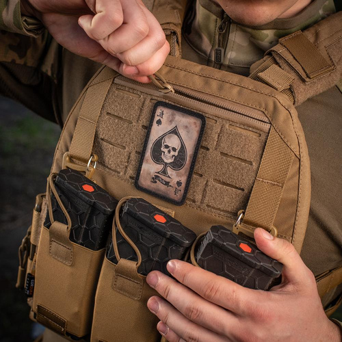 M-Tac - Nášivka Ace of Spades - Morale Patch - Black / Coyote - 51101005