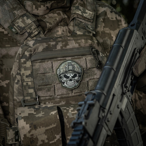 M-Tac - Emoji nášivka #2 lebka - PVC 3D - Camo - 51353502