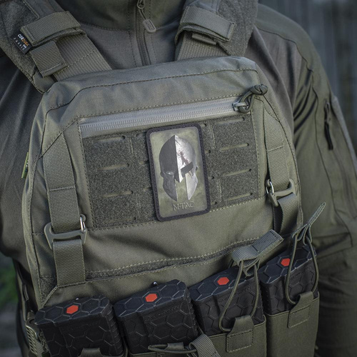 M-Tac - Nášivka na přilbu Spartan - Morale Patch - Ranger Green / Black - 51102023