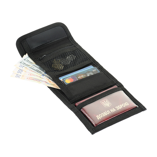 M-Tac - Peněženka Elite Hex Gen.II se suchým zipem - černá - 10207002