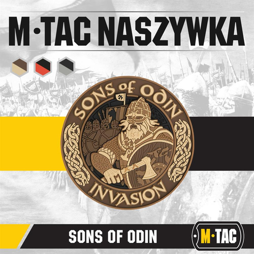 M-Tac - 3D PVC nášivka Sons of Odin - Coyote - 51137005