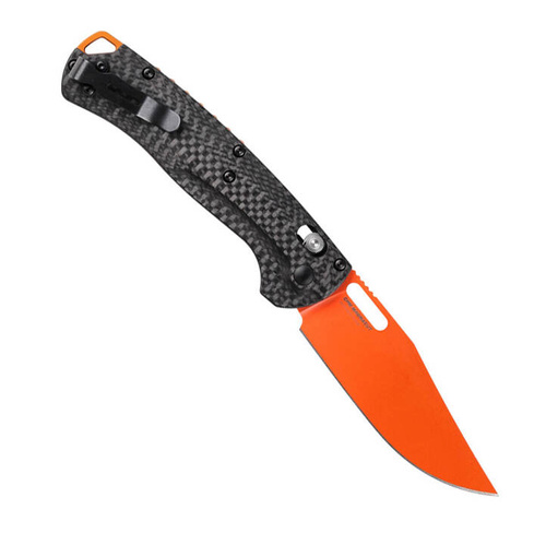Benchmade - Lovecký nůž Taggedout - CPM MagnaCut - Black / Orange - 15535OR-01