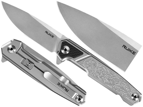 Ruike - Zavírací nůž - stříbrný - P875-SZ