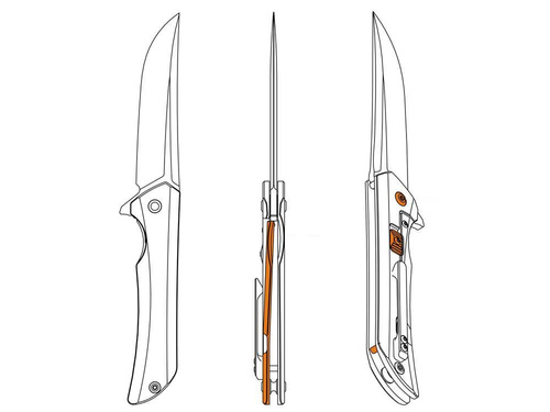 Ruike - Zavírací nůž M121-TZ - 340-037