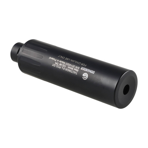 Gomander - Tlumič hluku zbraně Tactinox 9L PCC DT - 9 mm - 1/2x36 TPI 49 mm - černý