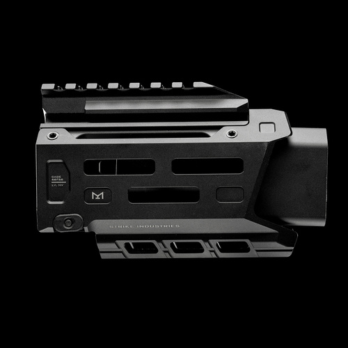 Strike Industries - Ochranný kryt pro CZ Scorpion 3+ Micro - M-LOK - Černý - SI-CEVO-3PLUS-MHG-BK