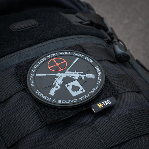 M-Tac - Molle panel na nášivky - 80 mm x 85 mm - černý - 10123002