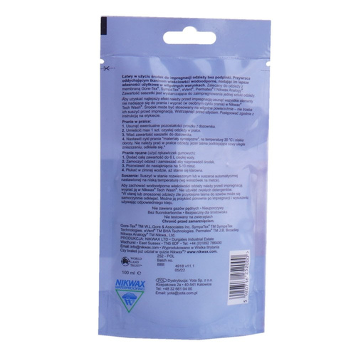 Nikwax - TX.Direct Impregnace na oděvy do vlhkého počasí - Wash-In - 100 ml - 252