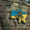 M-Tac - Kozácká nášivka Ukrajina - PVC 3D - Koňský náboj - žlutá/modrá - 51349000