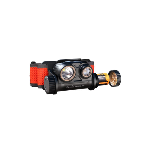Fenix - HM65R-DT LED čelovka - 1500 lm - červená / černá - 039-559