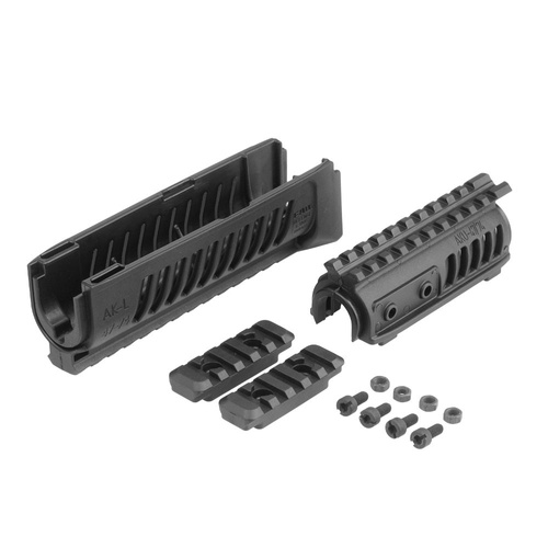 FAB Defense - Polymerová rukojeť AK-47 Quad Rail - černá