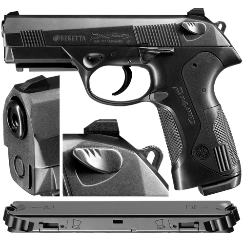 Umarex - Vzduchová pistole CO2 Beretta Px4 Storm - 4,5 mm - černá - 5.8078