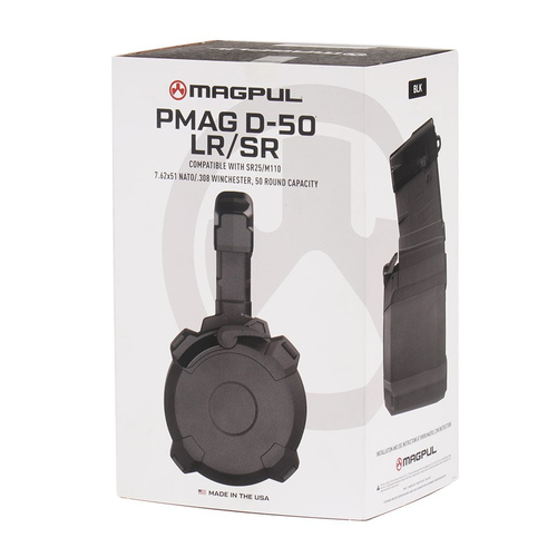 Magpul - zásobník PMAG D-50® LR/SR GEN M3® pro AR10 / SR25 / M110 - černý - MAG993-BLK