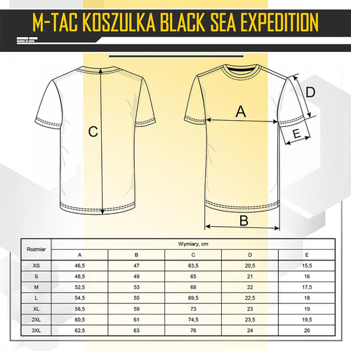 M-Tac - Pánské tričko Black Sea Expedition - Black - 80025002