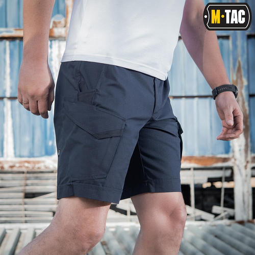 M-Tac - Taktické šortky Aggressor - Polycotton - Rip-Stop - Dark Navy Blue - 20018015
