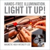 Real Avid - Magnetické světlo na čištění hlavní - 100 lumenů - černá/červená - AVBR101-B