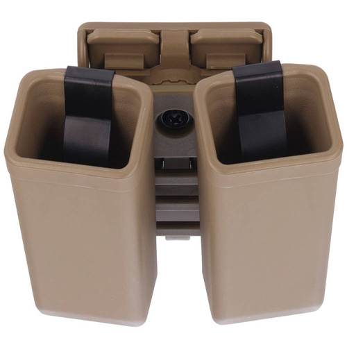 ESP - Dvojitý nosič - UBC-04-2 - 9 mm - .40 Caliber - Polymer - Khaki - MH-MH-44 KH