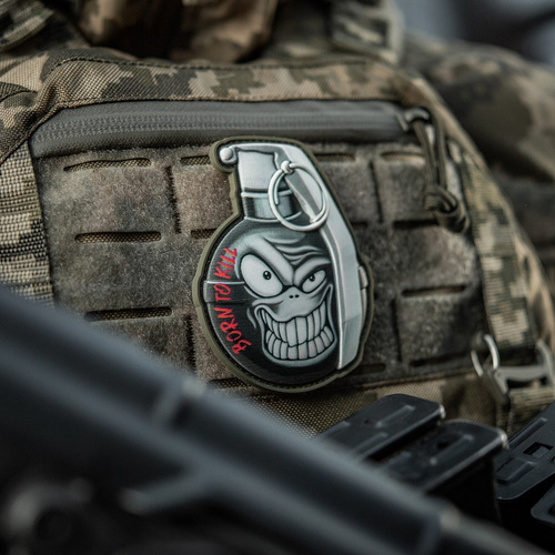 M-Tac - M67 Crazy Patch - 3D PVC - černá/bílá - 51139100