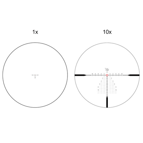 Vector Optics - Dalekohled Continental x10 ED CTR - 1-10x28 - 34 mm - černý - SCFF-47