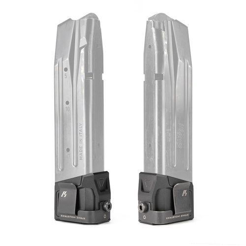 Strike Industries - Patka zásobníku EMP pro SIG SAUER P320 - hliníková - černá - SI-EMP-AL-P320-BK
