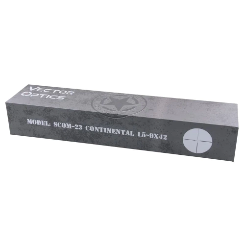 Vector Optics - Continental Scope x6 1,5-9x42 - 42 mm - G4 - Black - SCOM-23