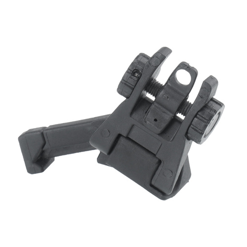 IMI Defense - Polymerové zadní výklopné hledí s posunem 45 stupňů - černé - IMI-Z7245-BLK