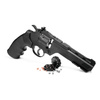 Crosman - Vzduchovka Vigilante Revolver - 4,5 mm Diabolo / 4,46 BB - 6'' hlaveň - černá - CCP8B2