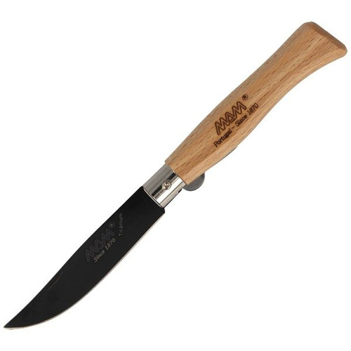 MAM - Zavírací nůž Black Titanium, Bukové dřevo 83 mm - 2085