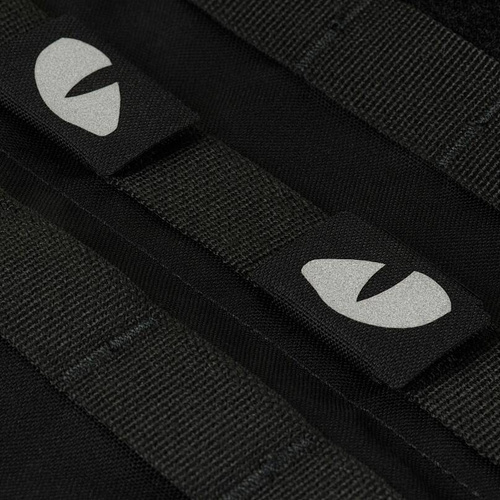 M-Tac - nášivka Tygří oči - 500D Cordura - laserový výsek - reflexní - černá - 51140299