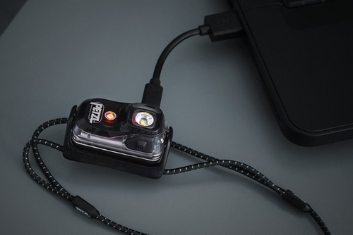 Petzl - BINDI® Ultralehká dobíjecí čelovka - černá - E102AA00