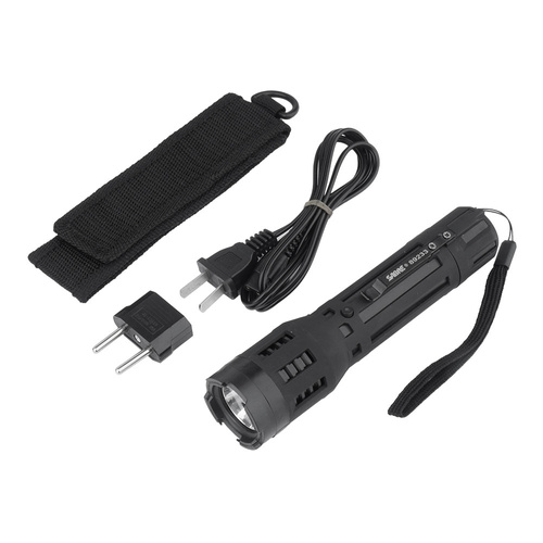 Sabre - Paralyzér s LED svítilnou - 5 milionů voltů - 120 lm - Černý - S-2000SF