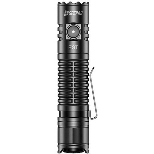 Speras - EST KIT LED taktická svítilna s baterií 3100 mAh - 1900 lm - černá - SPERAS EST KIT