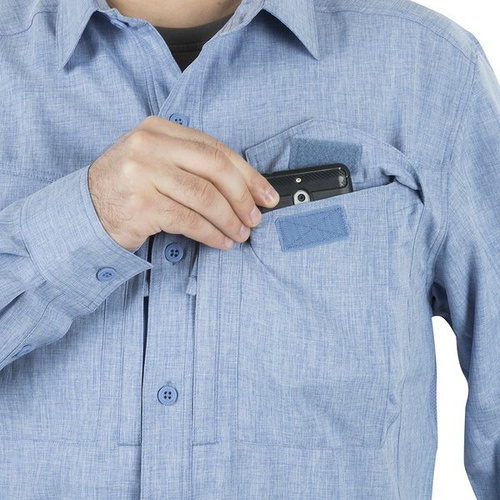 Helikon - Košile Koszula Defender Mk2 Gentleman Shirt® - Melanžově modrá - KO-DGM-PO-6520Y