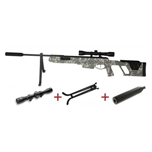 Norica - Vzduchovka Dead Eye Max Camo se zaměřovačem - 4,5 mm - 111.25.308