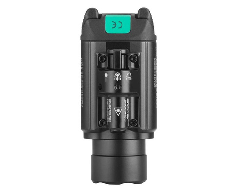 Olight - Světlo na zbraň s laserovým zaměřovačem BALDR Pro - 1350 lumenů - černé