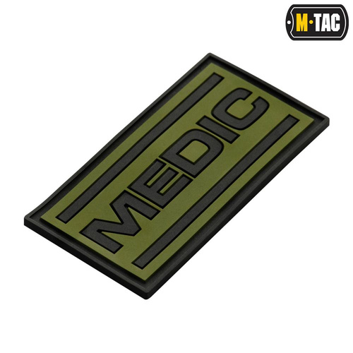 M-Tac - Medic 3D PVC nášivka - černá / olivová - 51125102